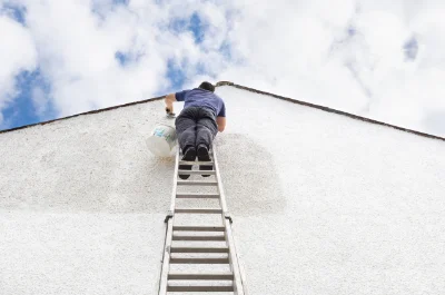 Peinture extérieure à Leuhan — façades et ravalement